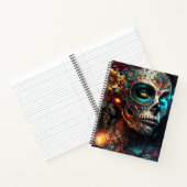 砂糖スカルロボット女性の死の日 ノートブック (内部)