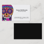 砂糖スカル体アート 名刺 (正面/裏面)