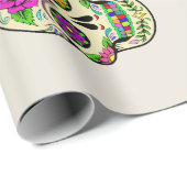 砂糖スカル包装紙 ラッピングペーパー (ロールコーナー)