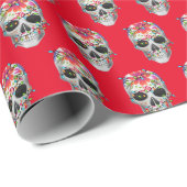 砂糖スカル及びライト包装紙 ラッピングペーパー (ロールコーナー)