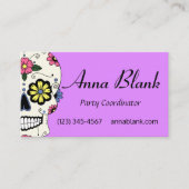 砂糖スカル名刺パーティー調整官 名刺 (正面)