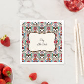 砂糖スカル図 スタンダードカクテルナプキン (インサイチュ)