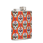 砂糖スカル図 フラスク (右)