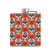 砂糖スカル図 フラスク (裏面)