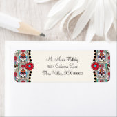 砂糖スカル図 ラベル (インサイチュ)