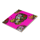 砂糖スカル女 タイル (側面)