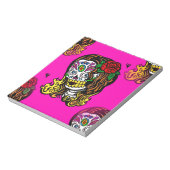 砂糖スカル女 ノートパッド (回転)