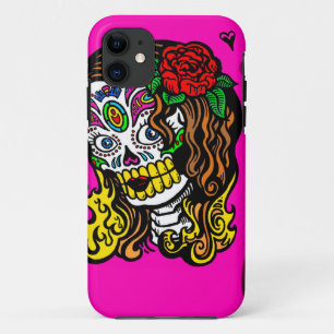 砂糖スカル女 iPhone 11 ケース