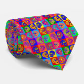 砂糖スカル広場 ネクタイ (ロール)