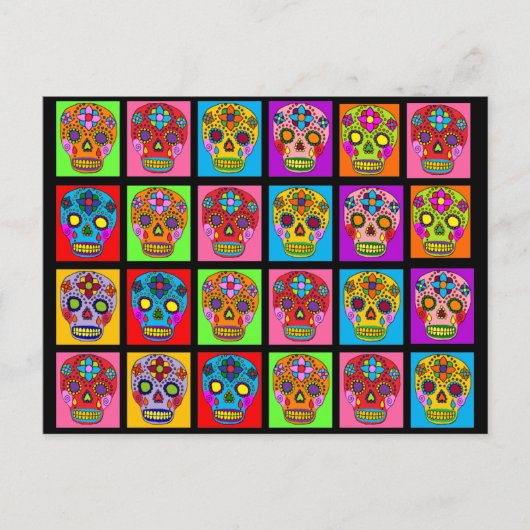 砂糖スカル広場 ポストカード (正面)