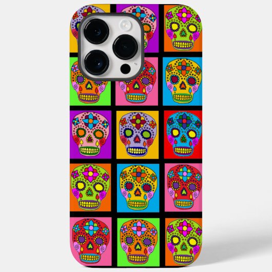 砂糖スカル広場 Case-Mate iPhoneケース (裏面)
