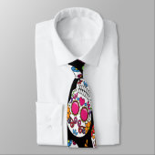 砂糖スカル恐怖と血の凍るような威圧 ネクタイ (タイ)