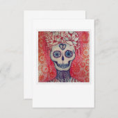 砂糖スカル死んだタトゥー招待状の日 招待状 (正面/裏面)