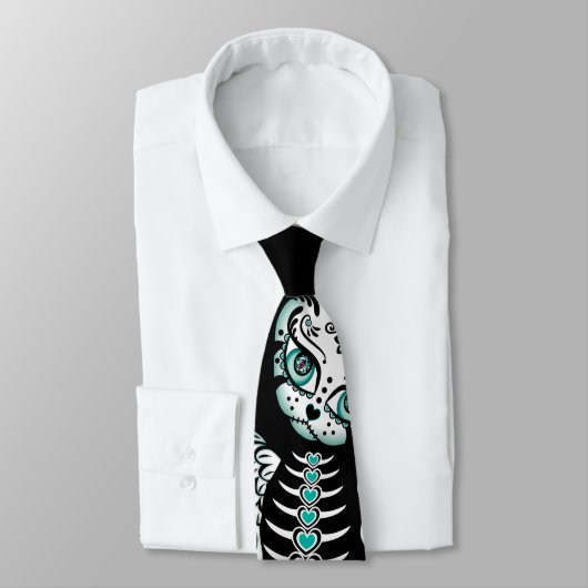 砂糖スカル猫 ネクタイ (タイ)