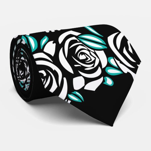 砂糖スカル猫 ネクタイ (ロール)