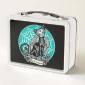 砂糖スカル猫 メタルランチボックス (裏面)