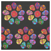 砂糖スカル花 ファブリック (見本)