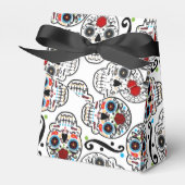 砂糖スカル誕生日パーティーお願いボックス*任意の色* フェイバーボックス (正面サイド)