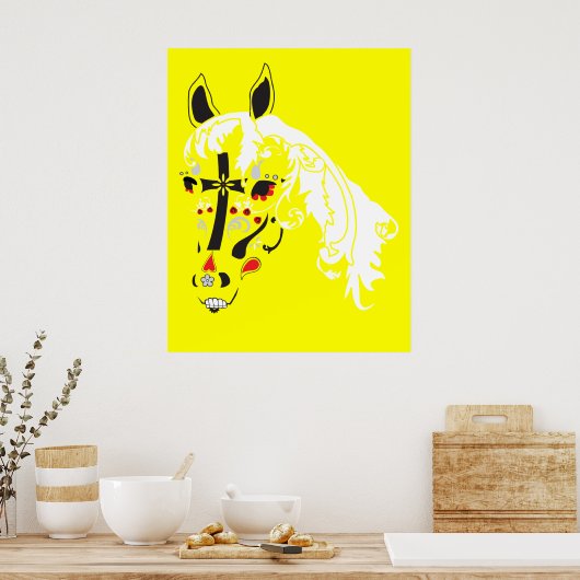 砂糖スカル馬 ポスター (キッチン)