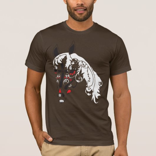 砂糖スカル馬 Tシャツ (正面)