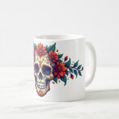 砂糖スカル2 コーヒーマグカップ (正面右)