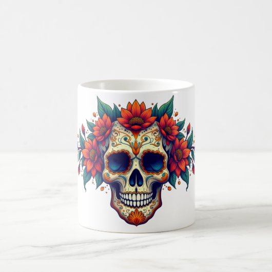 砂糖スカル2 コーヒーマグカップ (中央)