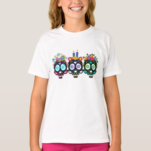 砂糖スカル3 Tシャツ (正面)