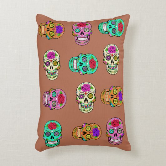 砂糖スカル アクセントクッション (正面(垂直))