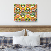 砂糖スカル キャンバスプリント (インサイチュ (寝室))