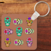 砂糖スカル キーホルダー (裏面)