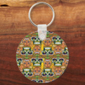 砂糖スカル キーホルダー (正面)