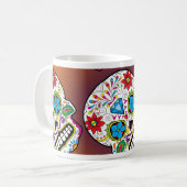 砂糖スカル コーヒーマグカップ (正面左)