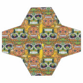 砂糖スカル サッカーボール (フラット)