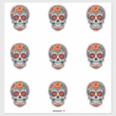 砂糖スカル シール (シート)