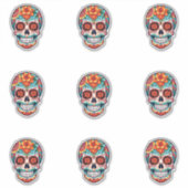 砂糖スカル シール (正面)