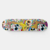 砂糖スカル スケートボード (横)