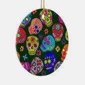砂糖スカル セラミックオーナメント (右)