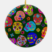 砂糖スカル セラミックオーナメント (裏面)