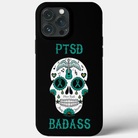 砂糖スカル/バダス…PTSD Case-Mate iPhoneケース (裏面)