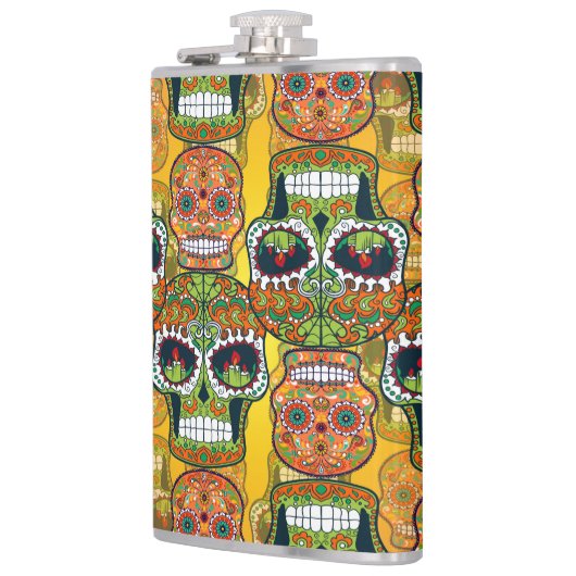 砂糖スカル フラスク (左)