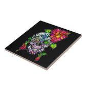 砂糖スカル&フラワー タイル (側面)