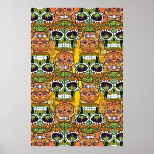 砂糖スカル ポスター (正面)