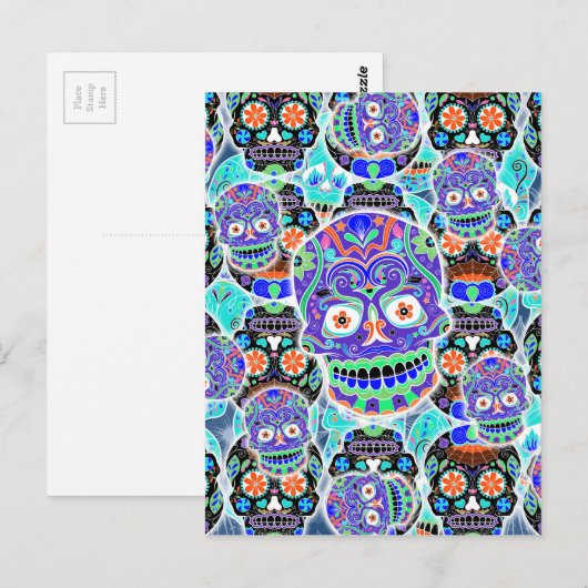 砂糖スカル ポストカード (正面/裏面)