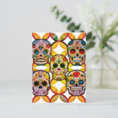 砂糖スカル ポストカード (スタンド正面)