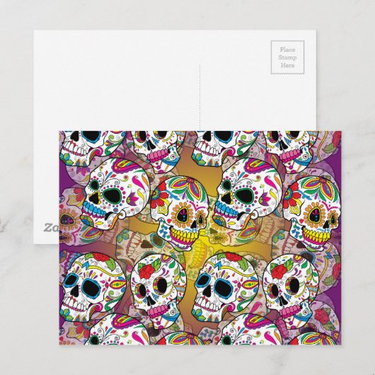 砂糖スカル ポストカード (正面/裏面)