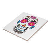 砂糖スカル – メキシコのタトゥー州の死の日 タイル (側面)