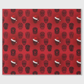 砂糖スカル ラッピングペーパー (フラット)