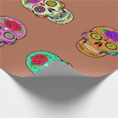 砂糖スカル ラッピングペーパー (角)