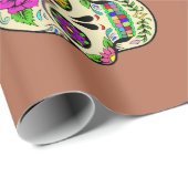 砂糖スカル ラッピングペーパー (ロールコーナー)