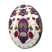 砂糖スカル（死んだ日）ダーツボード ダーツボード (正面右)